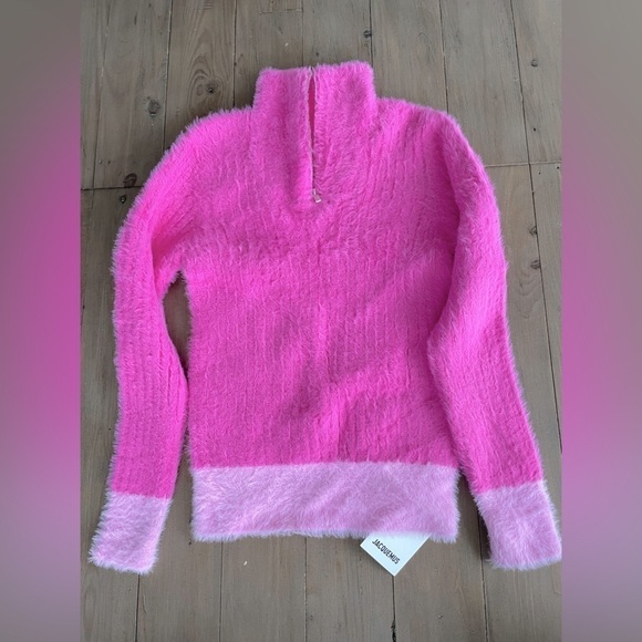 Jacquemus La Maille Rosa pink sweater NWT - Picture 1 of 6